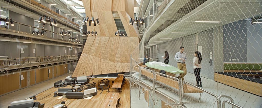 Inside the school